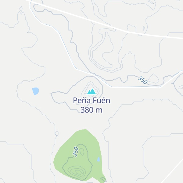 Map of Peña Fuén