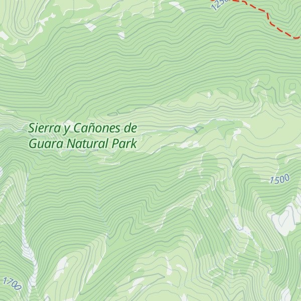 Map of Refugio de los Fenales