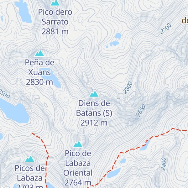 Map of Diens de Batans (S)
