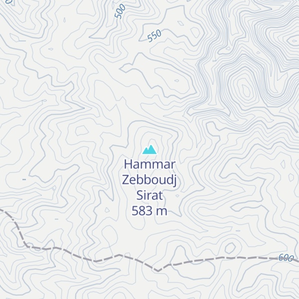 Map of Hammar Zebboudj Sirat