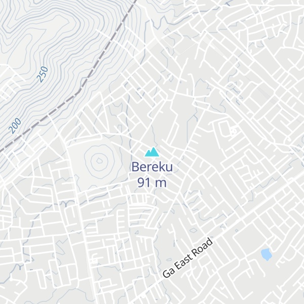 Map of Bereku