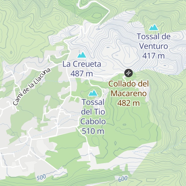 Map of Tossal del Tio Cabolo