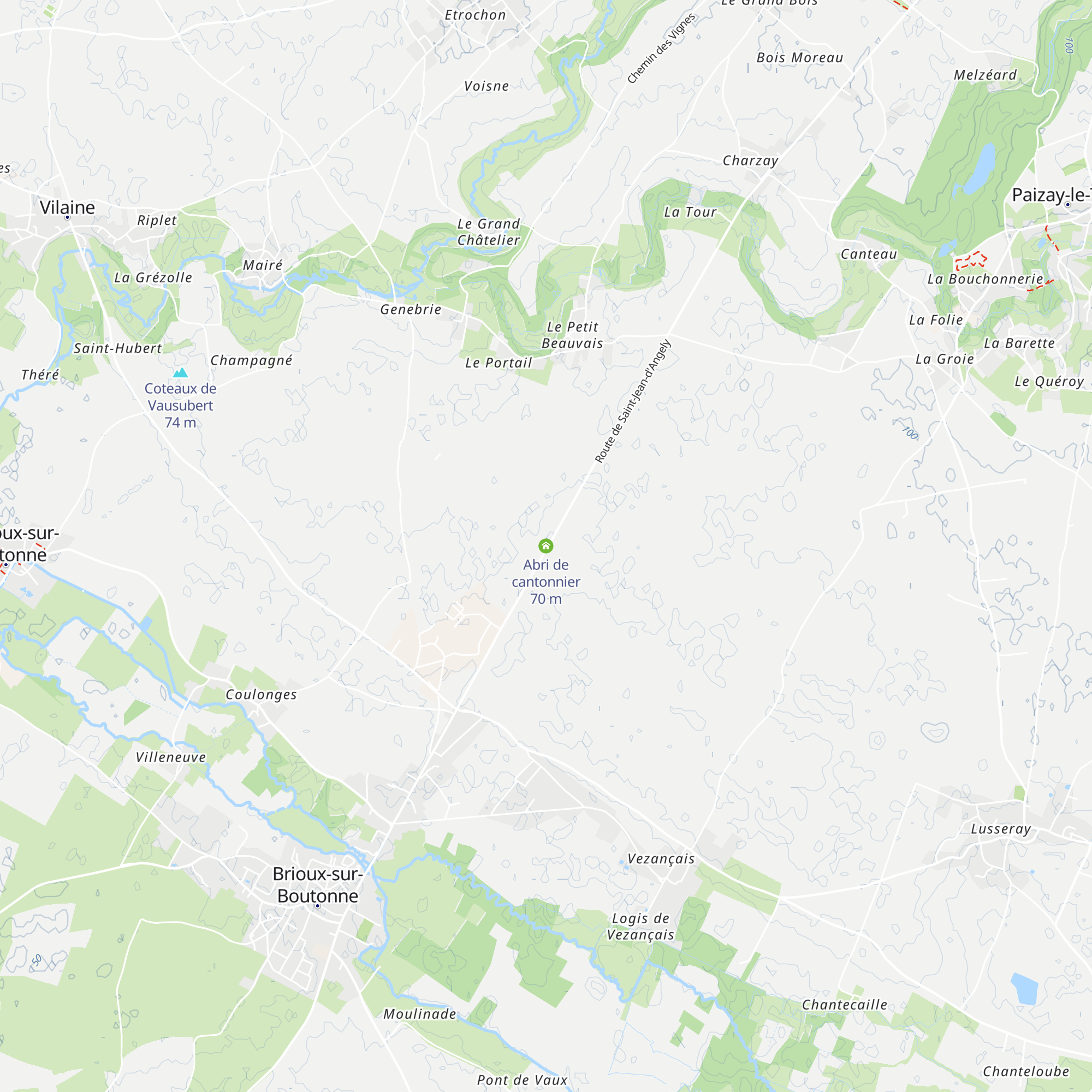 Abri de cantonnier map