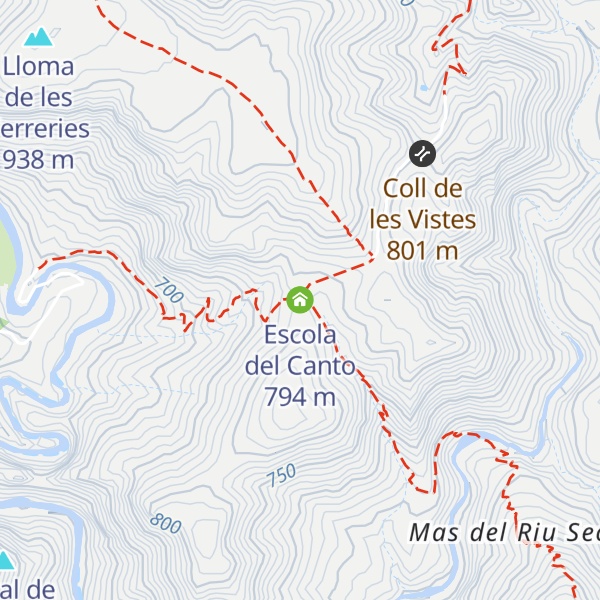 Map of Escola del Canto