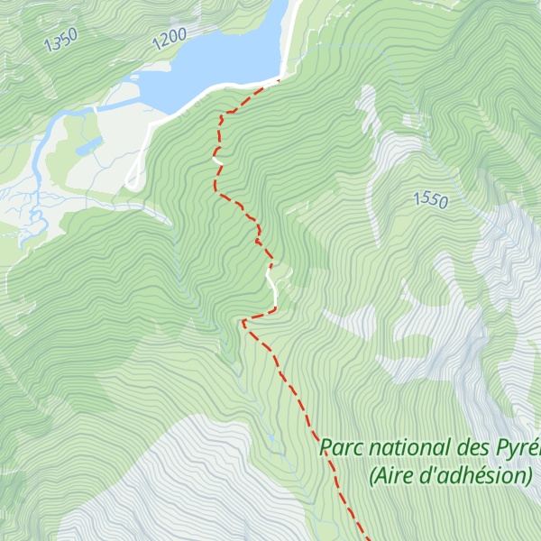 Map of Cabane d'Arriousec