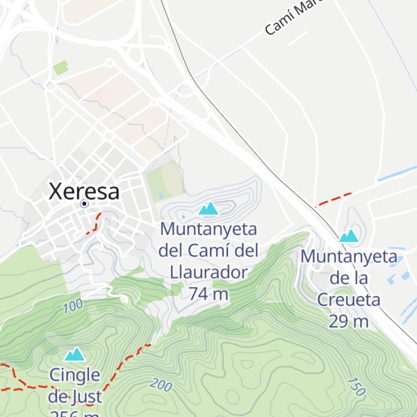 Map of Muntanyeta del Camí del Llaurador