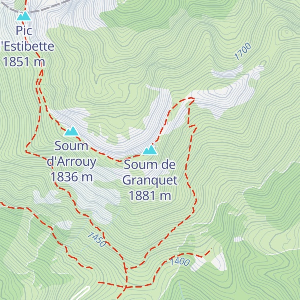 Map of Soum de Granquet