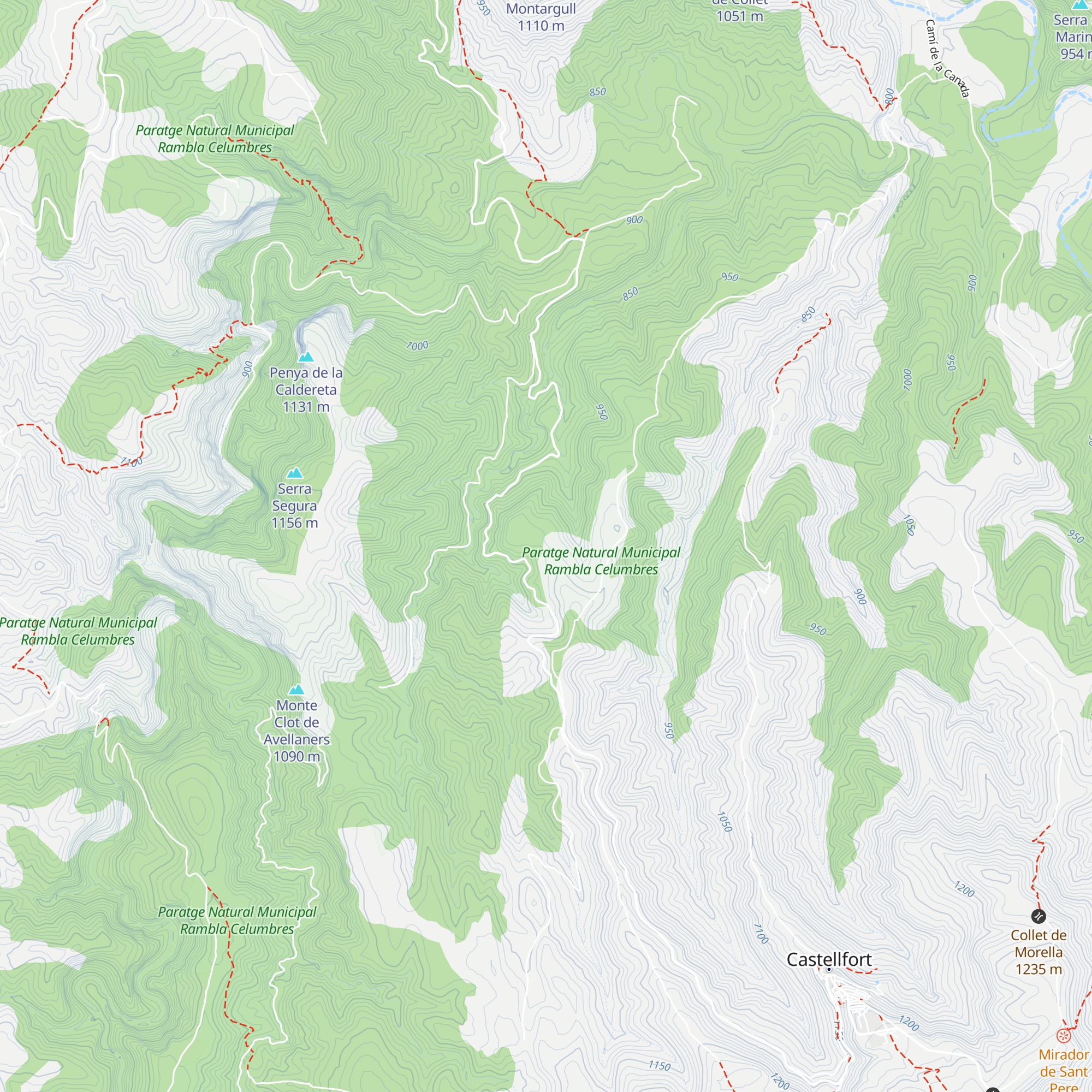 Mas de Falcó map