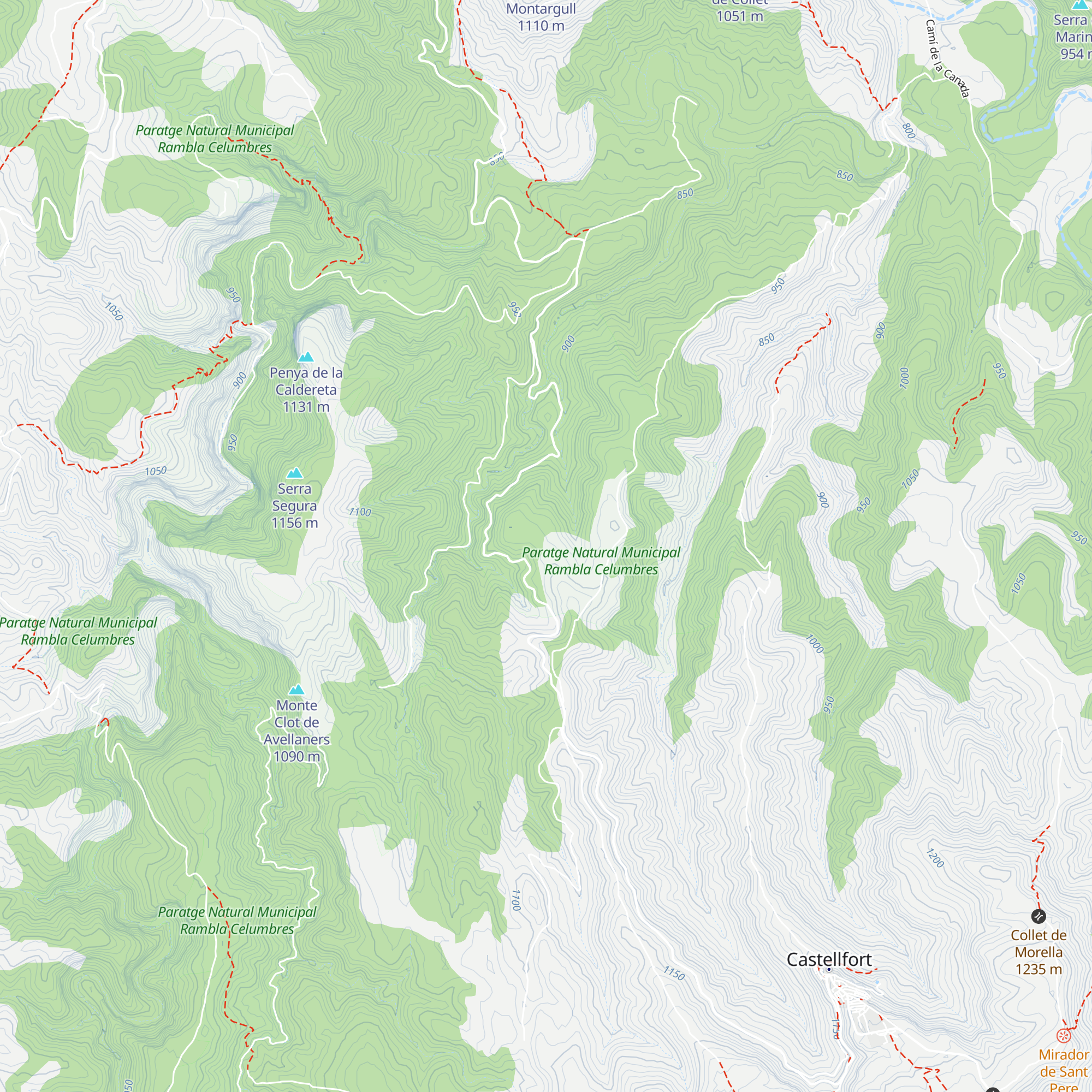 Mas de Falcó map