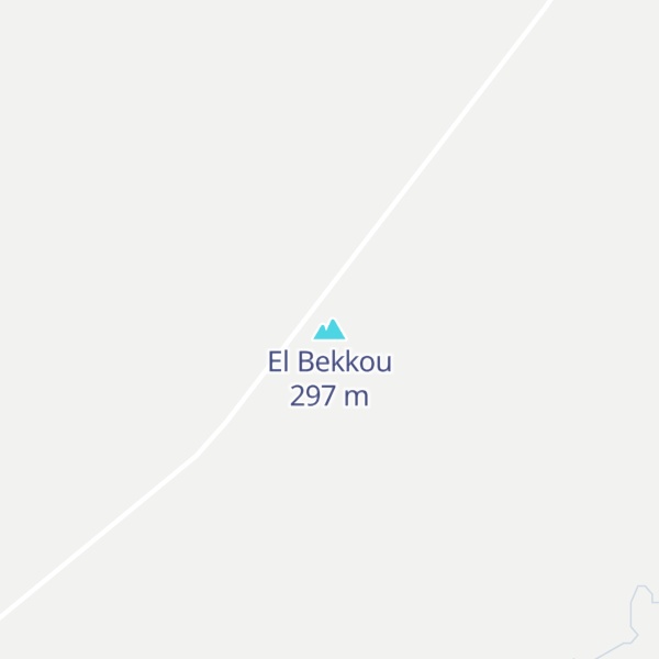 Map of El Bekkou
