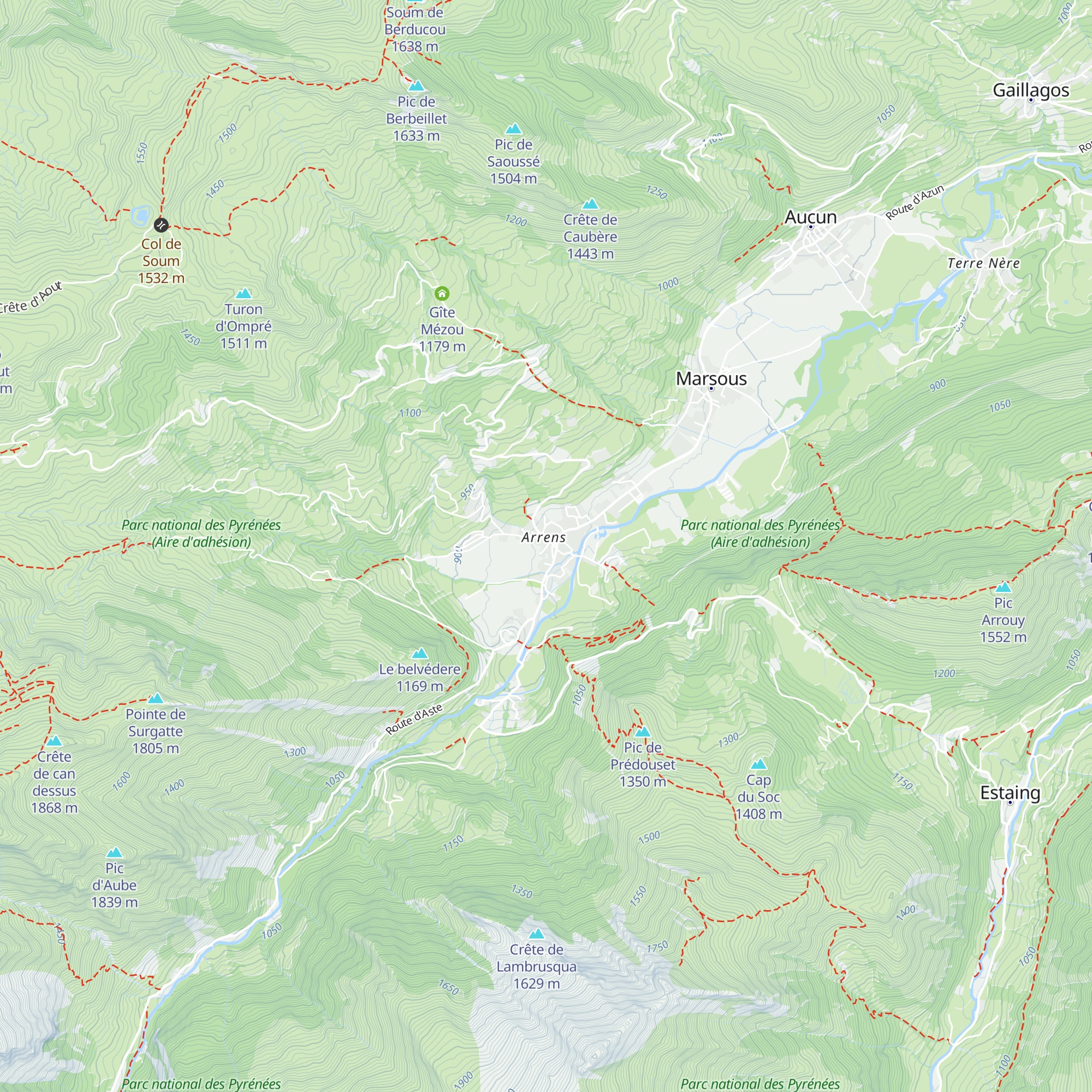 Gîte-auberge Camélat map