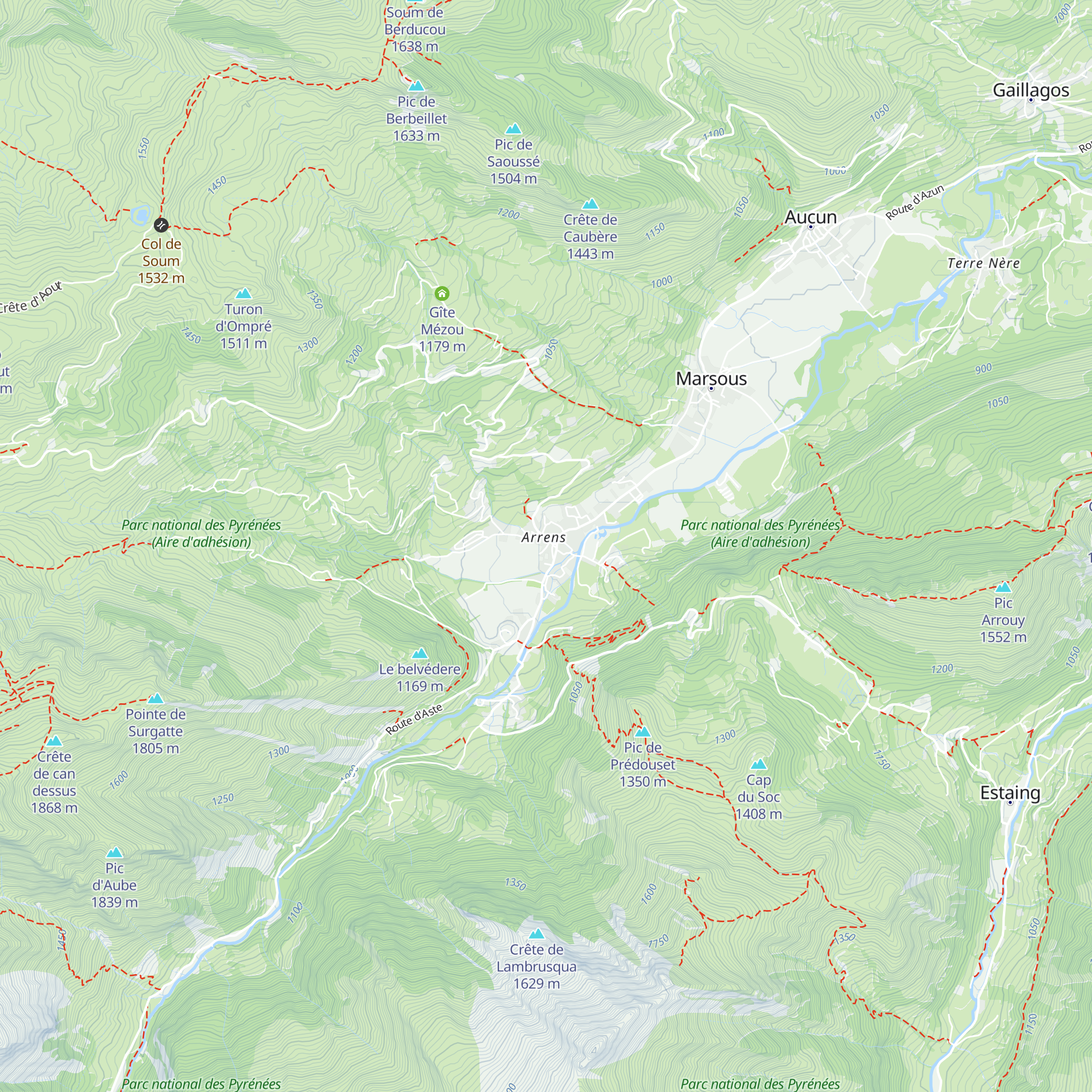 Gîte-auberge Camélat map