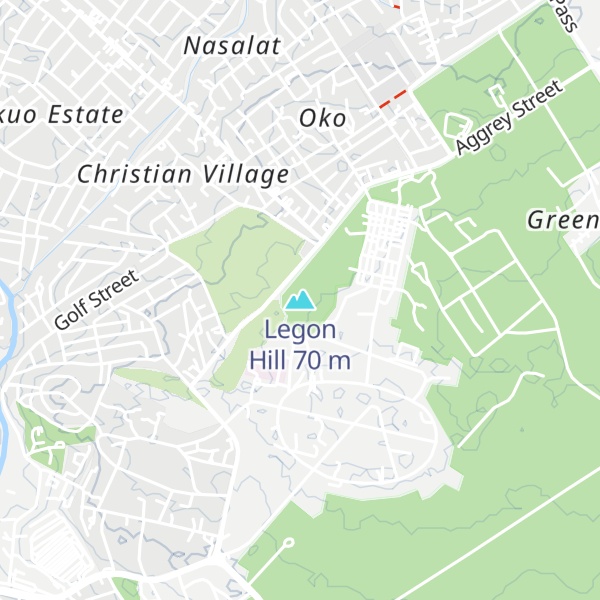 Map of Legon Hill