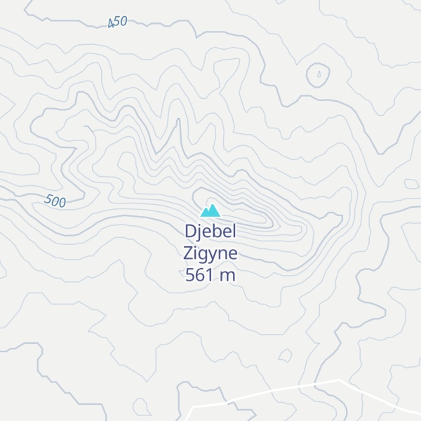 Map of Djebel Zigyne