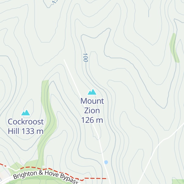 Map of Mount Zion