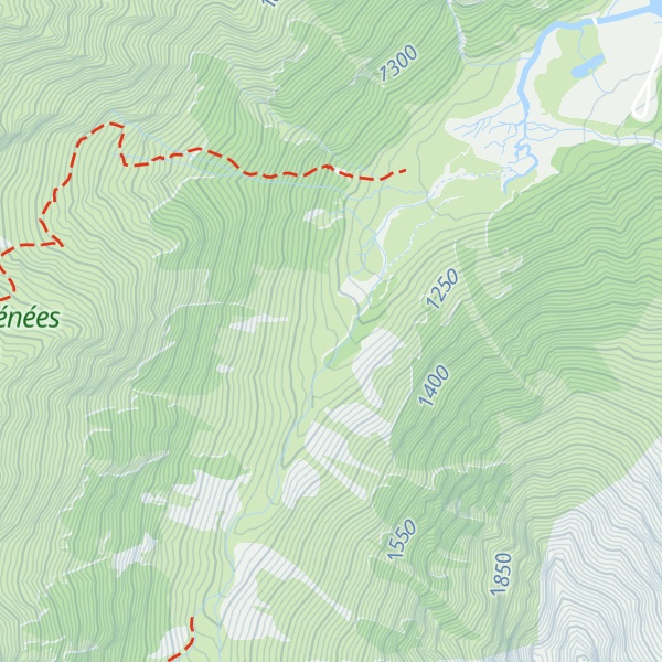 Map of Cabane de Oelhestre