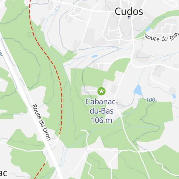 Map of Cabanac-du-Haut