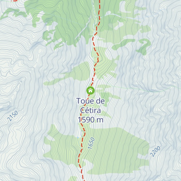 Map of Toue de Cétira
