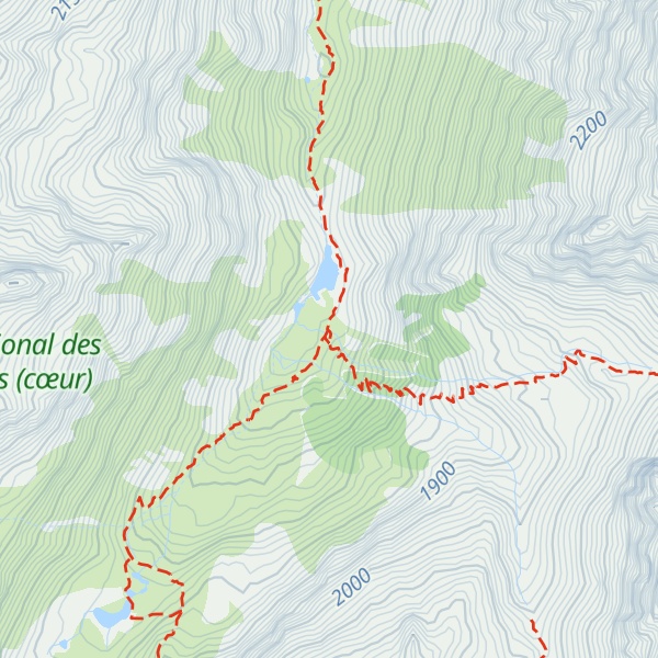 Map of Cabane du Plaa de Prat