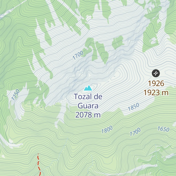 Map of Tozal de Guara