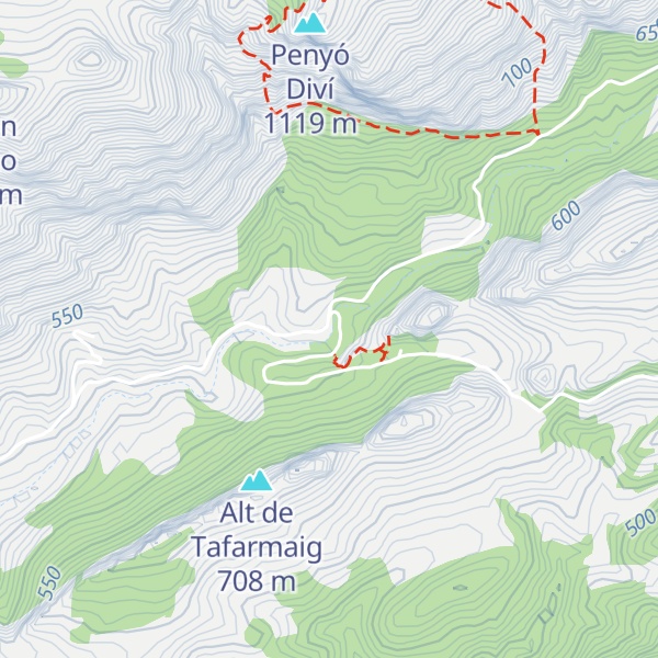 Map of Refugio Font de l'Arc