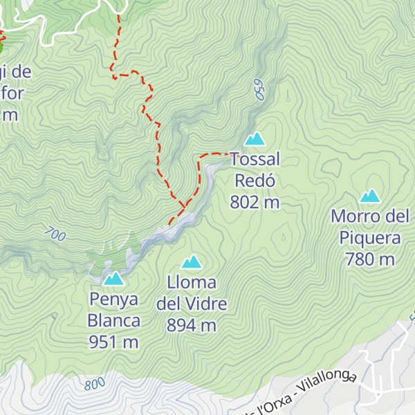 Map of Tossal de la Sàlvia