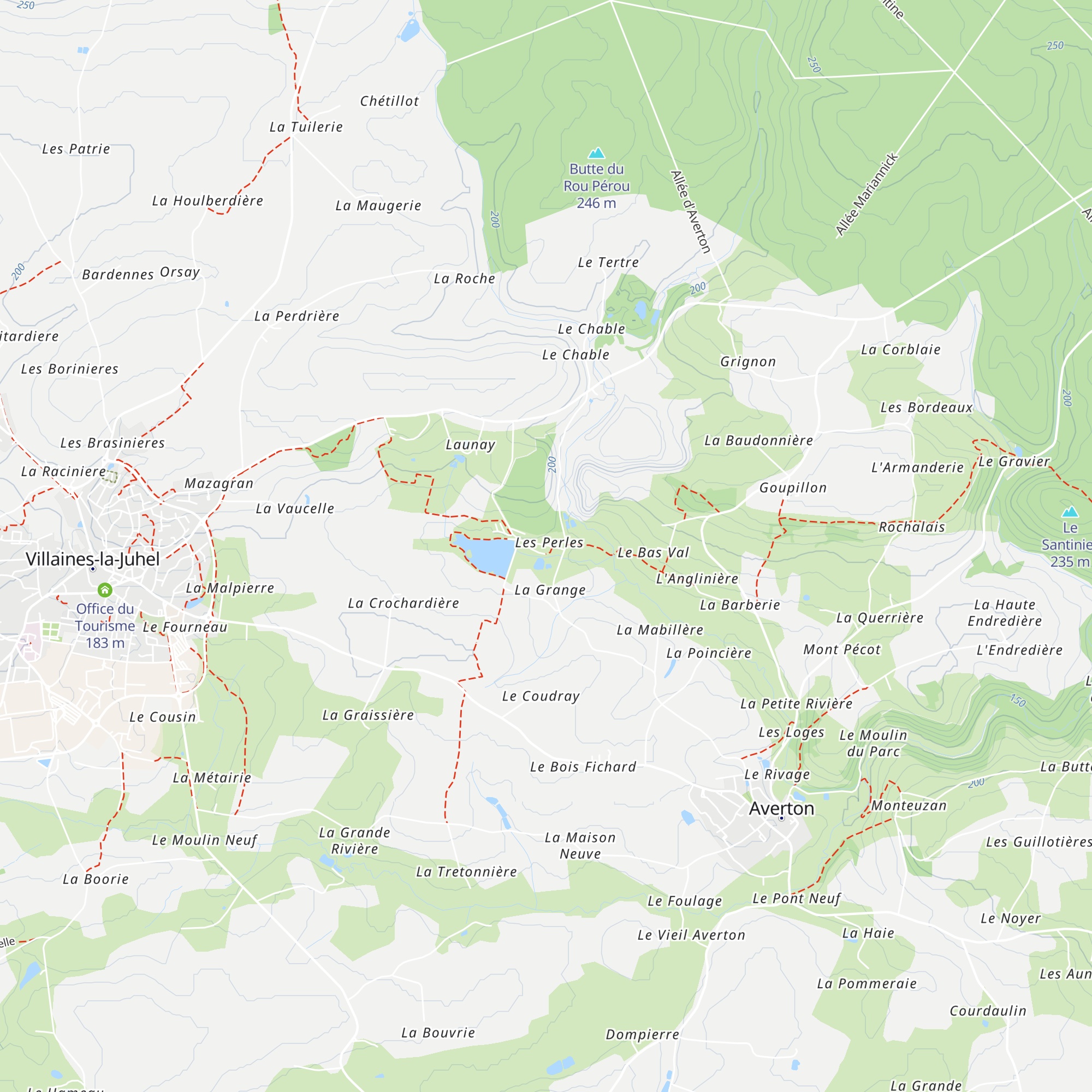 Gîte de Pêche Tilleul map