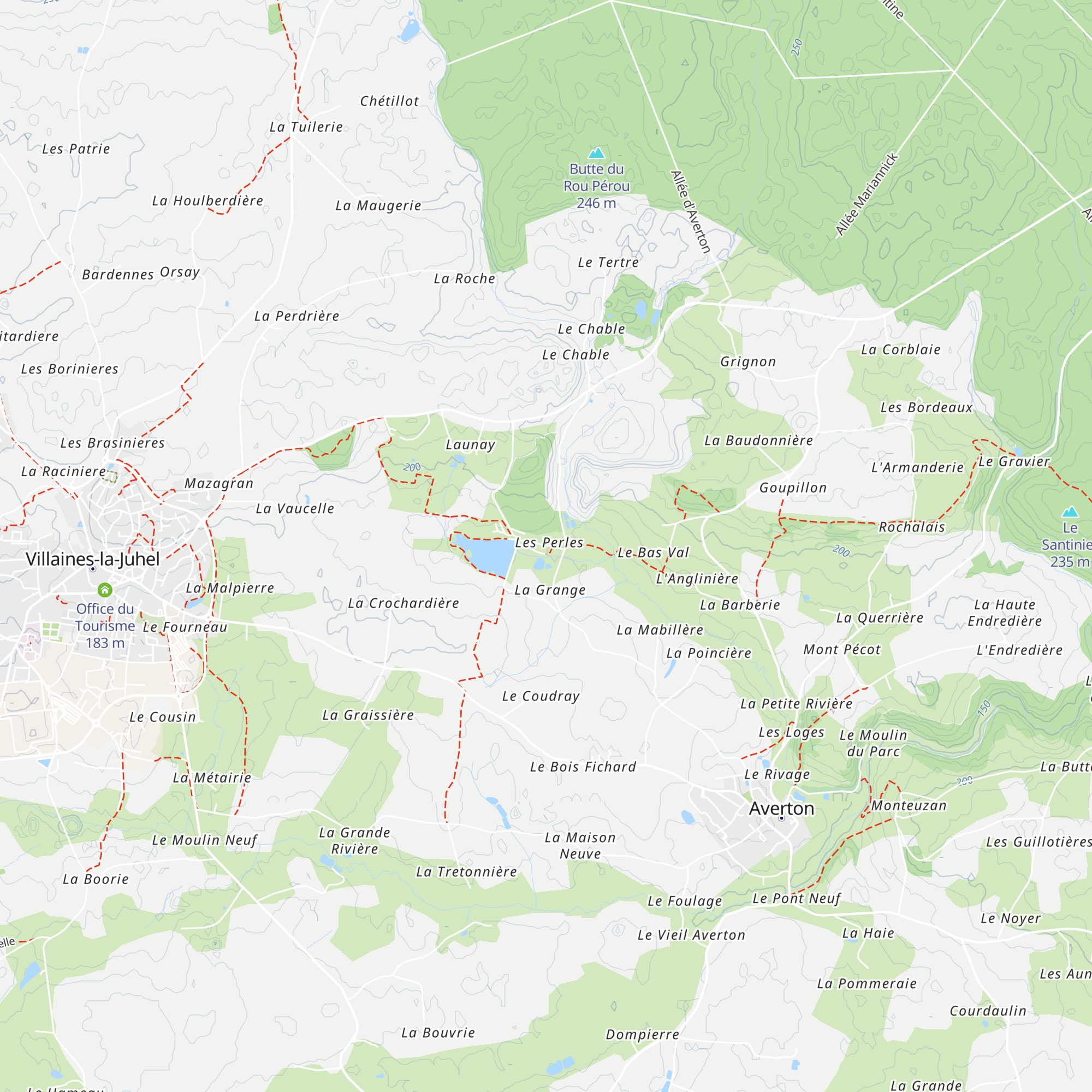 Gîte de Pêche Tilleul map