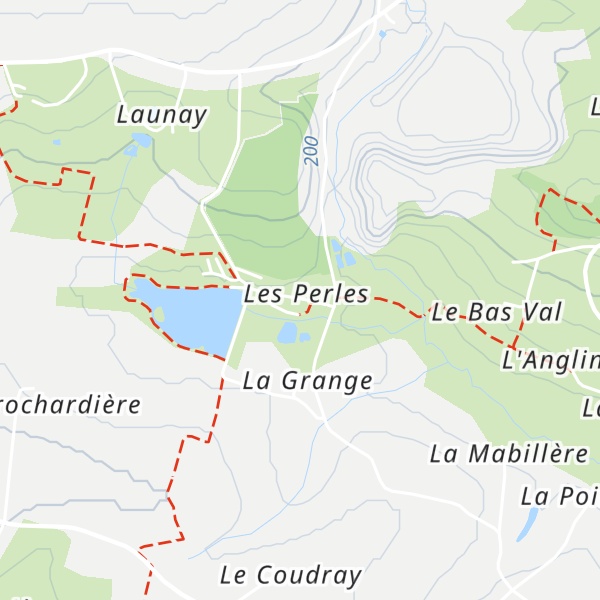 Map of Gîte de Pêche Tilleul