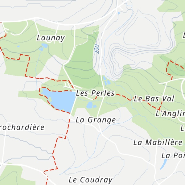 Map of Gîte de Pêche Eglantine