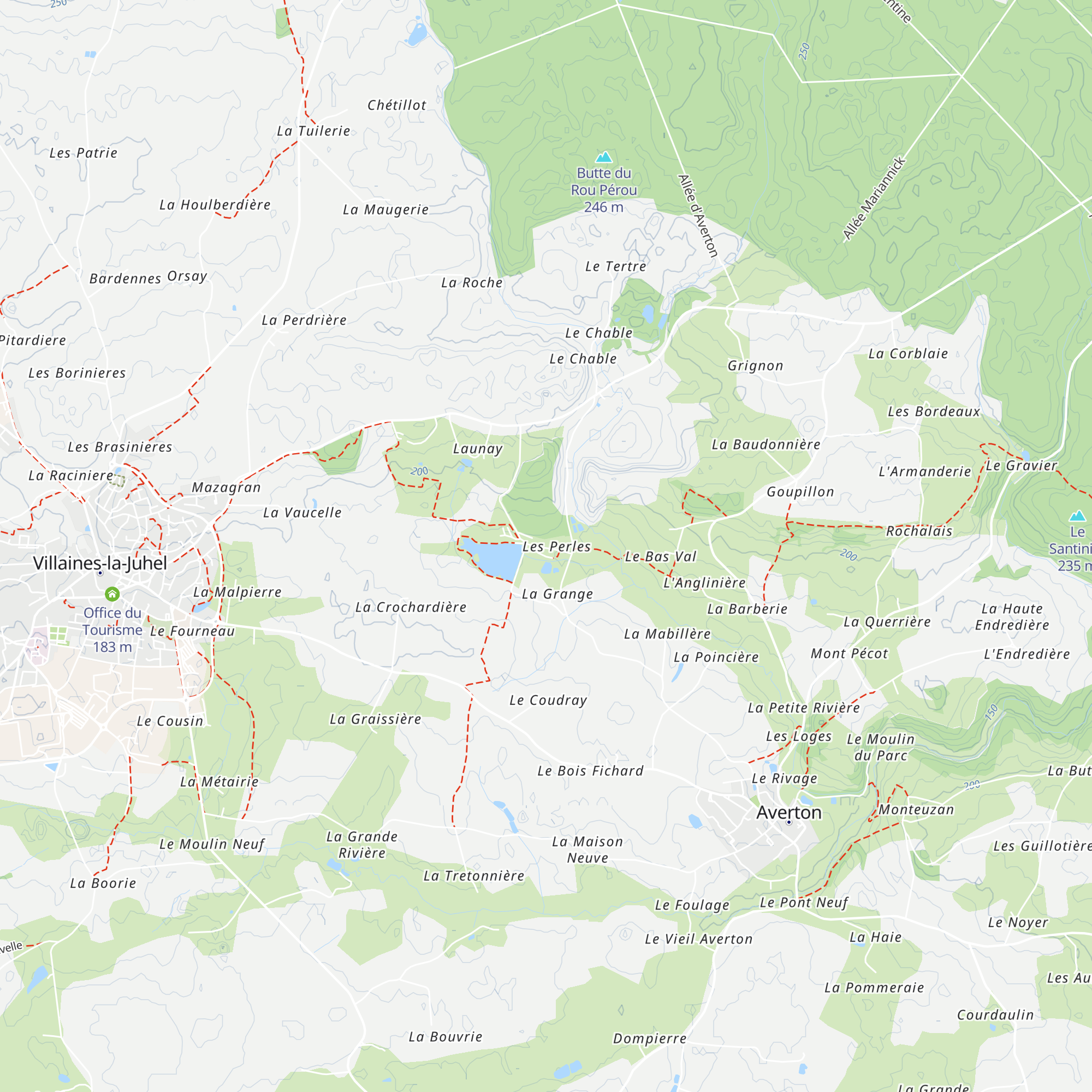 Gîte de Pêche Aubépine map