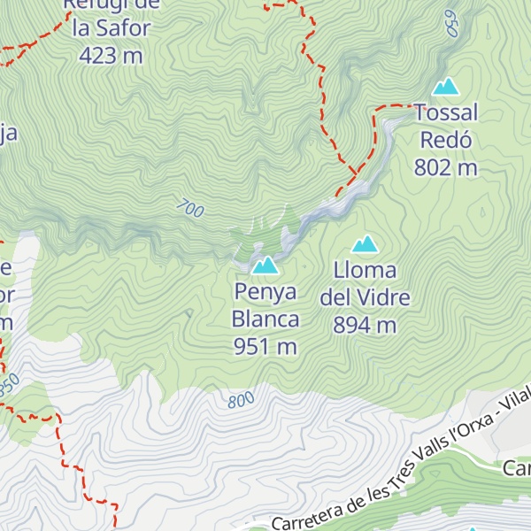 Map of Penya Blanca