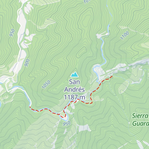 Map of San Andrés