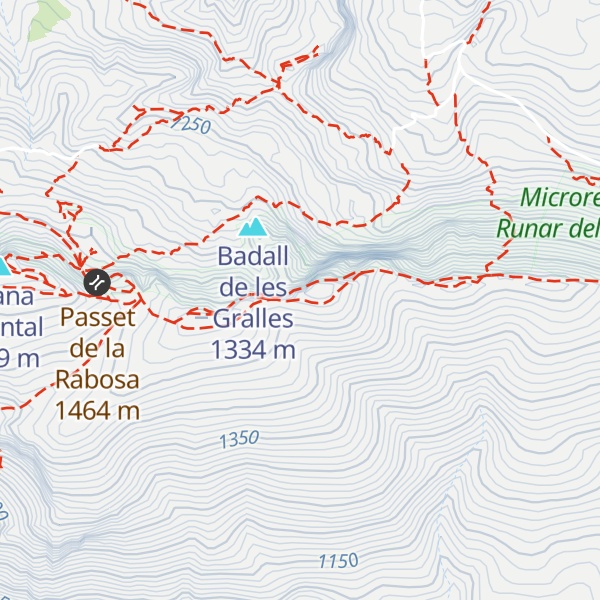 Map of Penya Alta