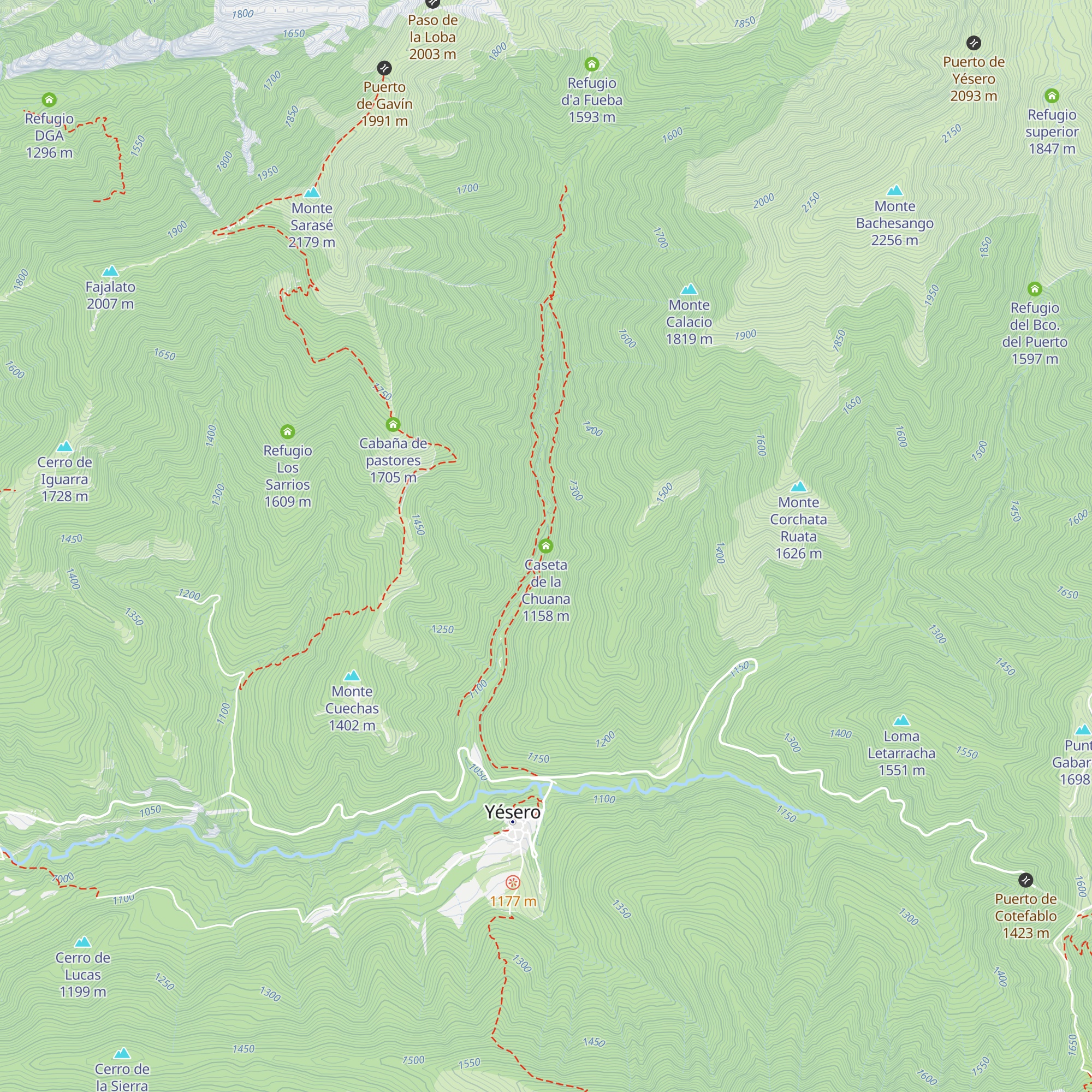 Caseta de la Chuana map