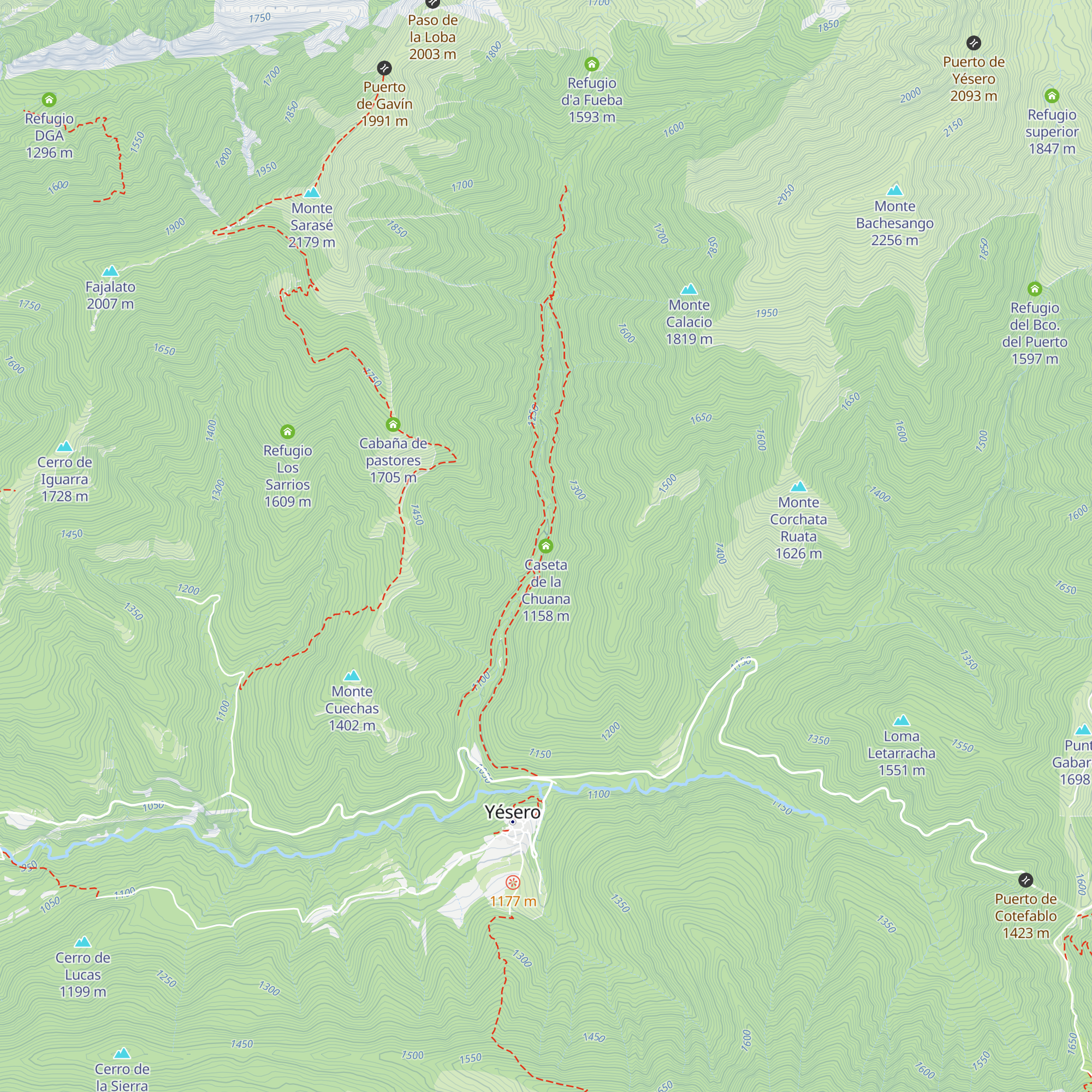 Caseta de la Chuana map