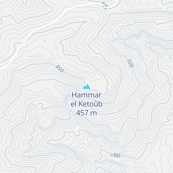 Map of Hammar el Ketoûb