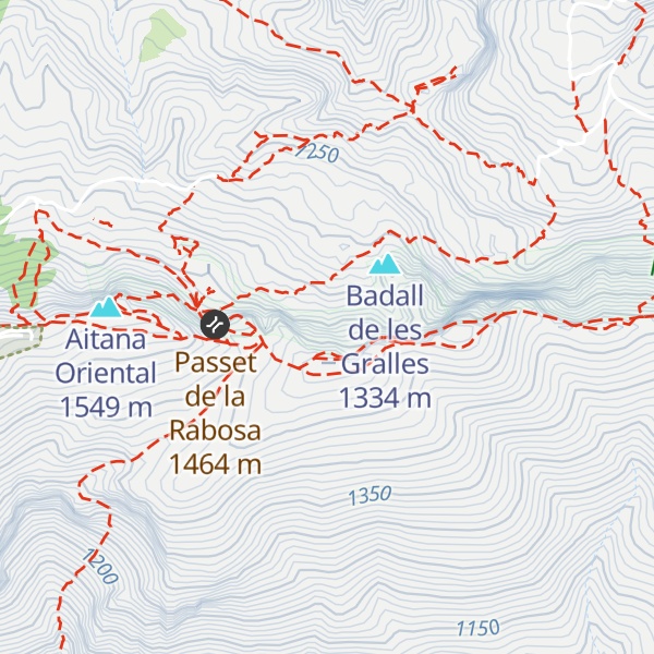 Map of La Pret Alta