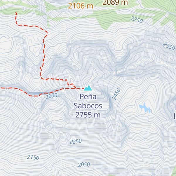 Map of Peña Sabocos
