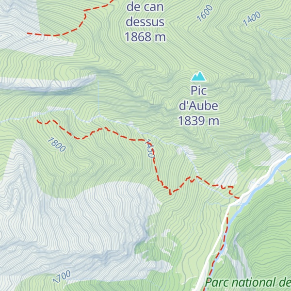 Map of Cabane des Turous