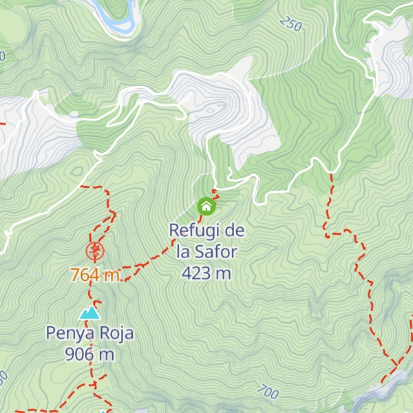 Map of Refugi de la Safor