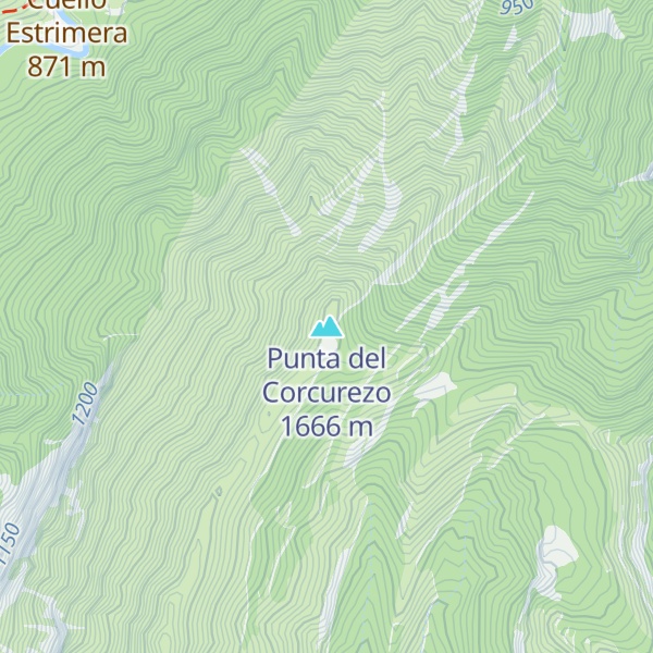 Map of Punta del Corcurezo