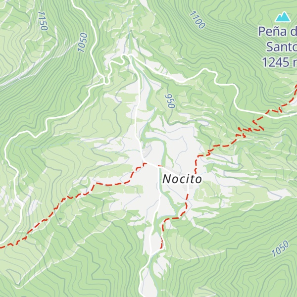 Map of Refugio Peña Guara