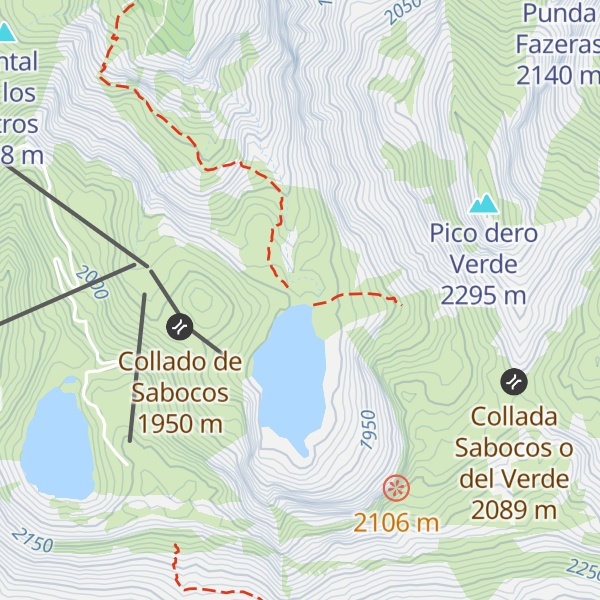 Map of Refugio de Sabocos