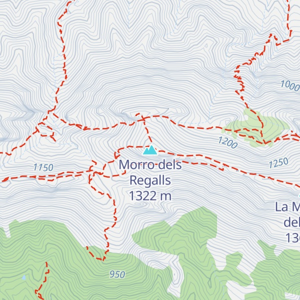 Map of Morro dels Regalls