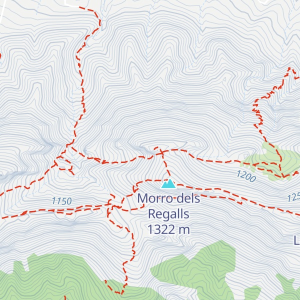 Map of Penya de la Terra Nova