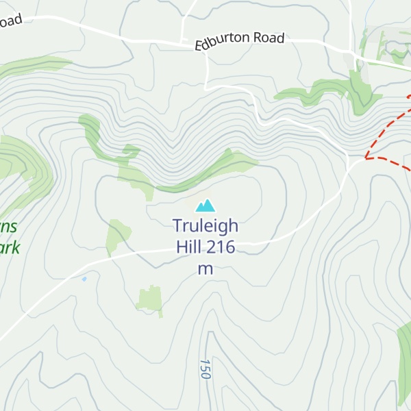 Map of Truleigh Hill