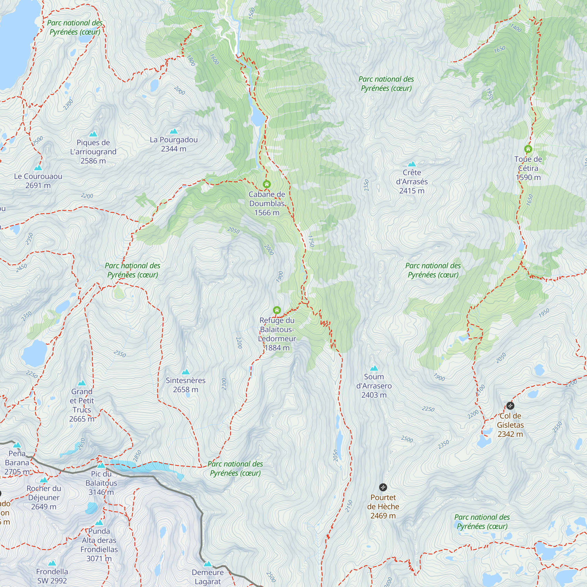 Toue de Labassa map
