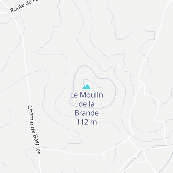 Map of Le Moulin de la Brande