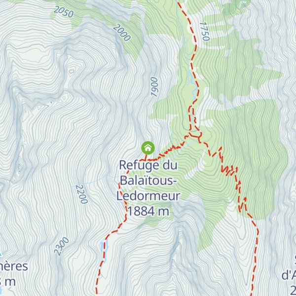 Map of Refuge du Balaïtous-Ledormeur
